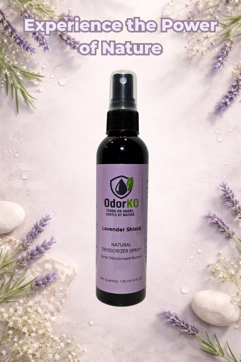 OdorKO Lavender Shield – Natural Deodorizing Spray (120 mL)
