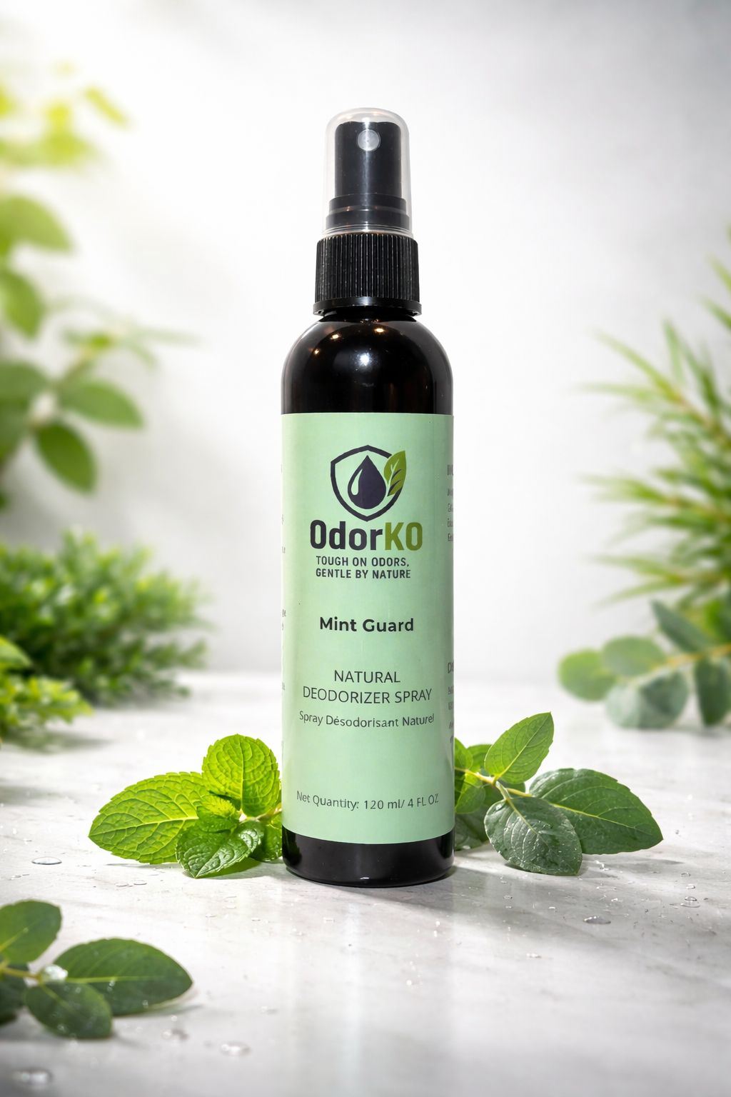 OdorKO Mint Guard – Natural Deodorizing Spray (120 mL)
